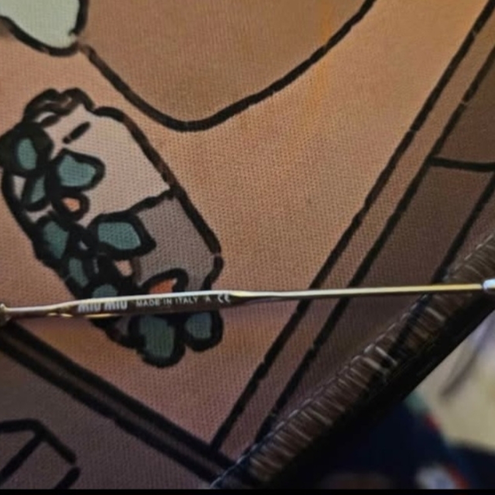 Miu Miu Floral Red Sunglasses - Picture 3 of 5